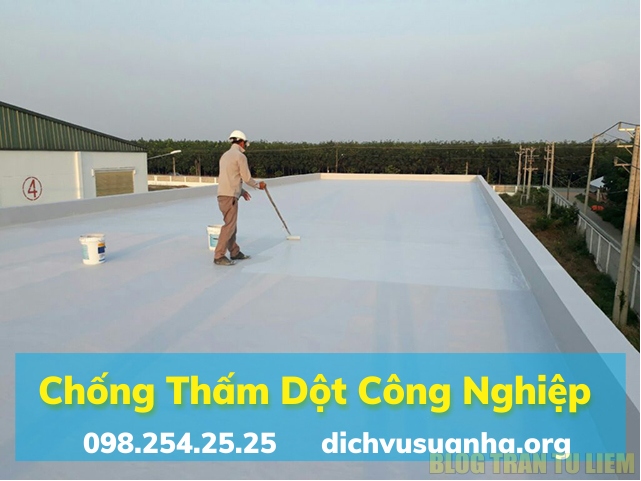 Dịch Vụ Chống Thấm Dột Mái Tôn & Sân Thượng Triệt Để tại TPHCM 5 Nhận chống thấm mái, sân thượng hệ thống nhà công nghiệp, nhà xưởng