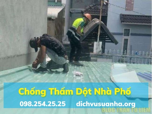 Dịch Vụ Chống Thấm Dột Mái Tôn & Sân Thượng Triệt Để tại TPHCM 7 Liên hệ chống thấm dột tại TPHCM: 098.254.25.25