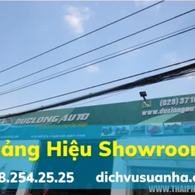 Thi công bảng hiệu Showroom