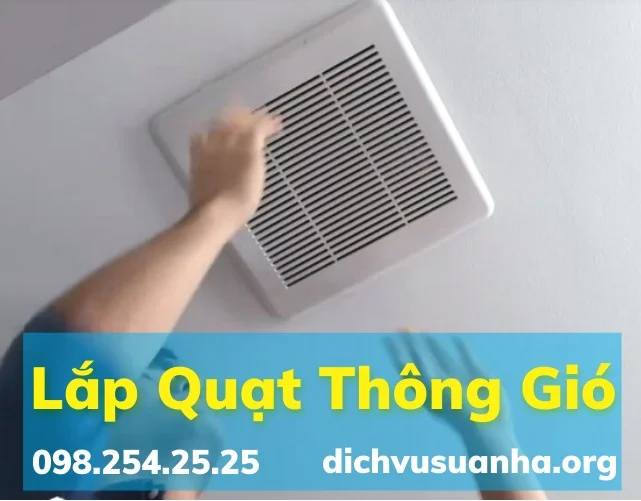 Dịch vụ lắp quạt thông gió