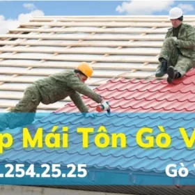 LỢP MÁI TÔN QUẬN GÒ VẤP Lợp mái tôn quận Gò Vấp