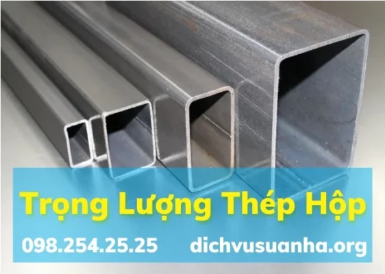 Bảng trọng lượng thép hộp