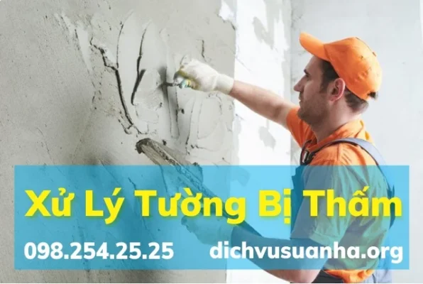 Tường bị Thấm và cách xử lý