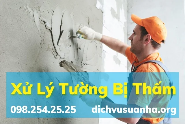 Tường bị Thấm và cách xử lý